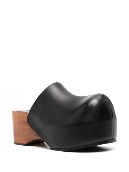 wooden-platform clogs