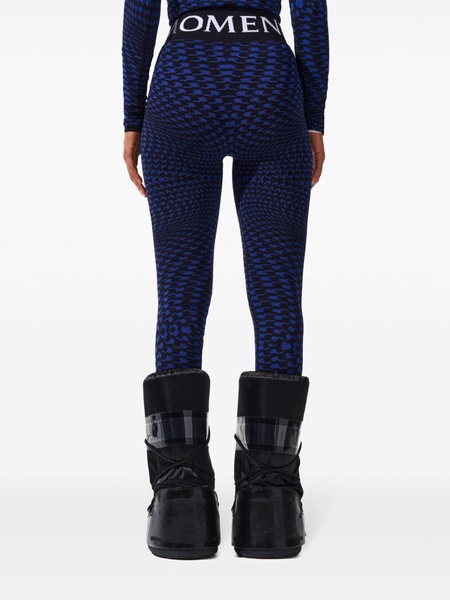 jacquard ski leggings