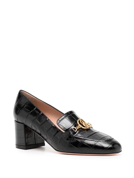 Ellyane 50mm leather pumps