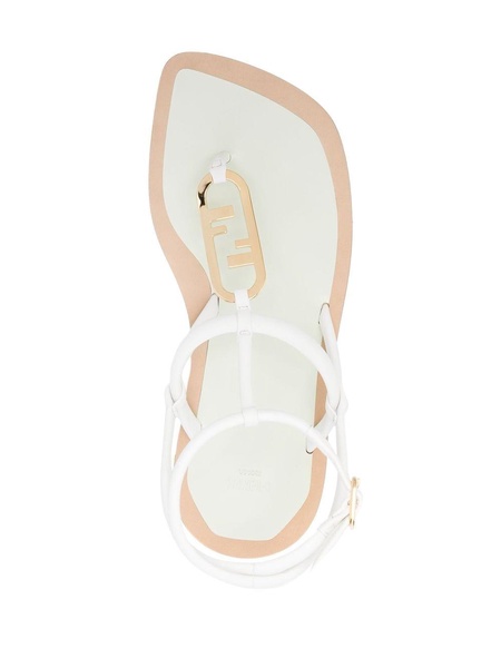 FF logo open-toe sandals