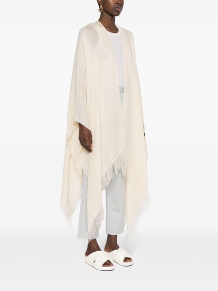 open-front fringed cape