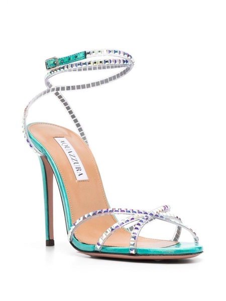 Dance crystal-embellished 105mm sandals