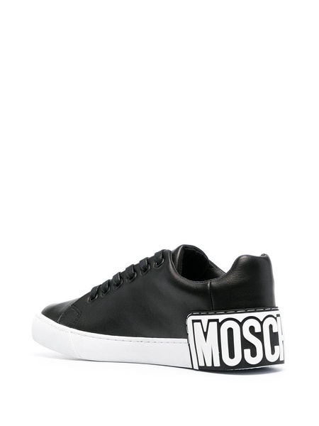 low-top logo heel sneakers