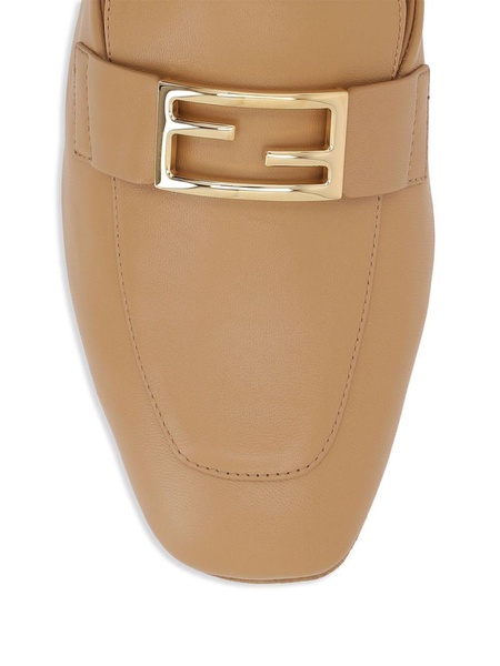 Baguette leather loafers