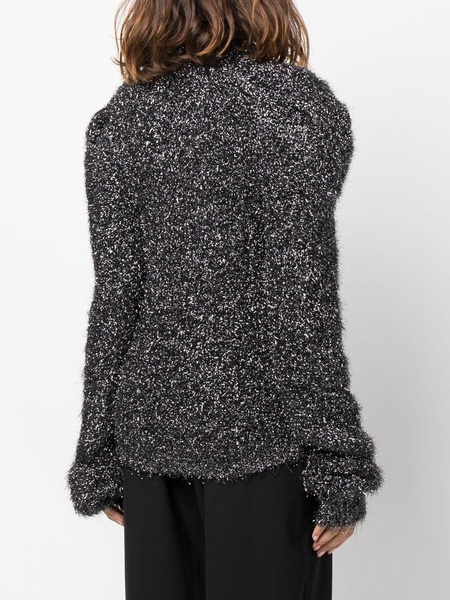 glitter-detailing jumper