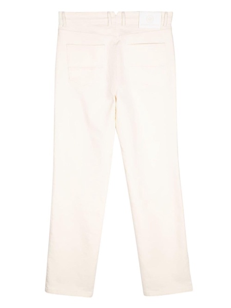 cotton-blend denim trousers