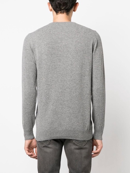 V-neck wool jumper