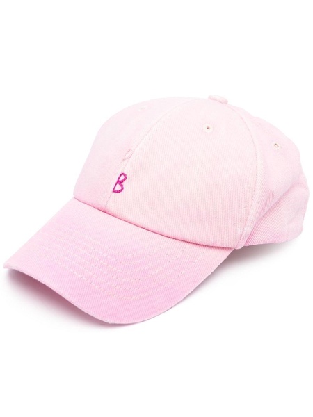 Pink Embroidered Logo Baseball Cap