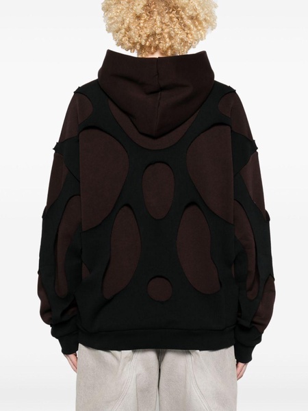 cut-out hoodie