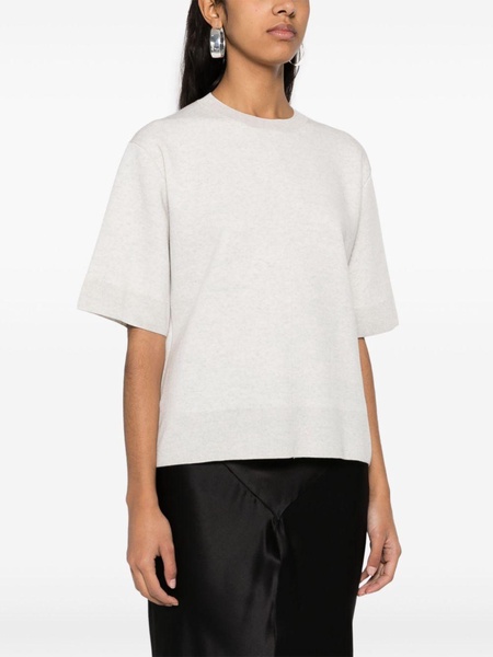 mélange knitted T-shirt