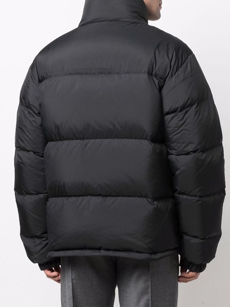 padded zip-up down jacket