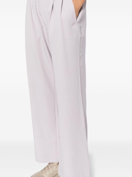 jersey flared trousers