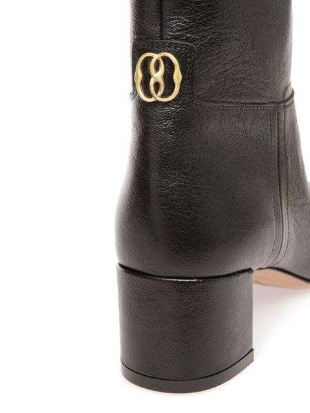 Otavine 50mm leather ankle boots