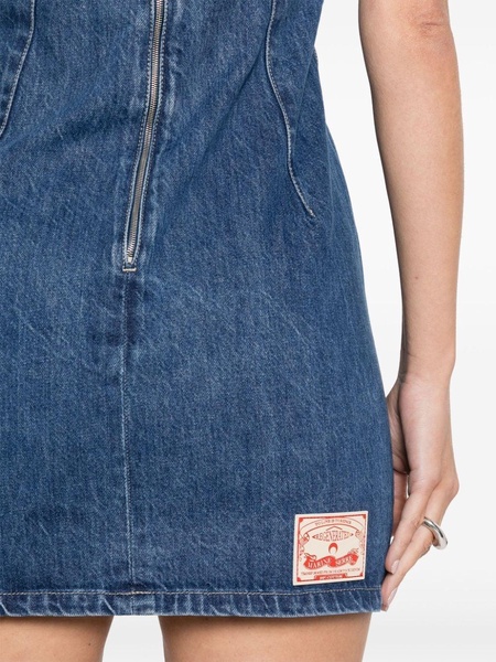 Deadstock denim mini dress