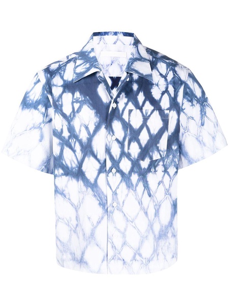 Shibori short-sleeve shirt