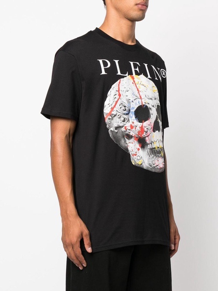 Skull-print cotton T-shirt 