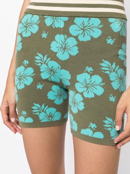 Aloha-knit spin shorts