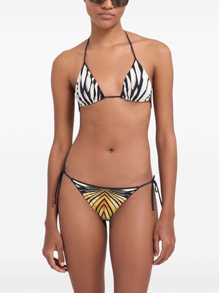 Ray of Gold-print bikini bottoms