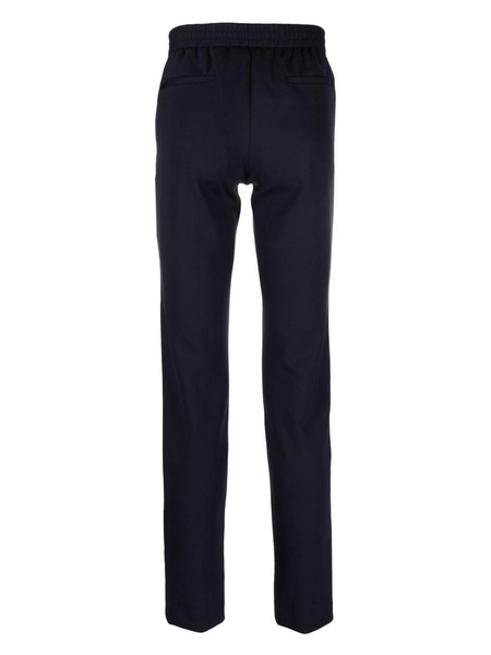 slim-cut elasticated-waistband trousers