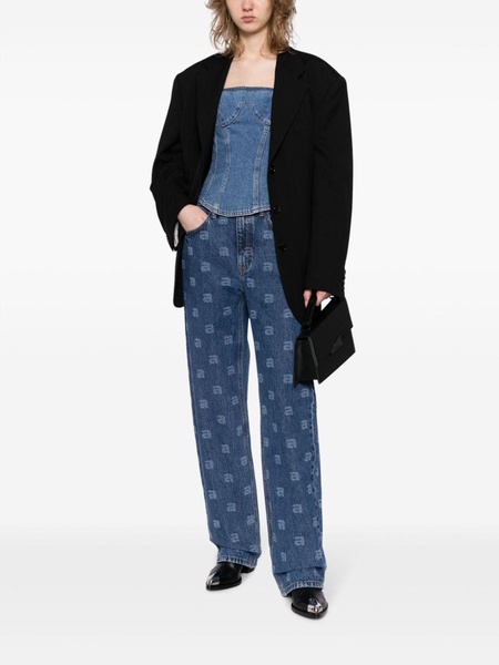 Ez mid-rise straight-leg jeans