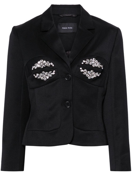 crystal-embellished blazer