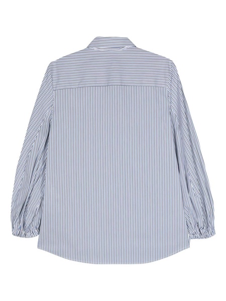 striped poplin shirt