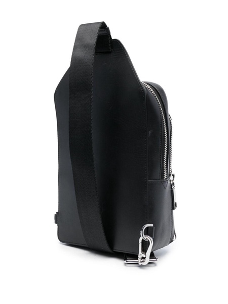 K/Loom leather sling bag