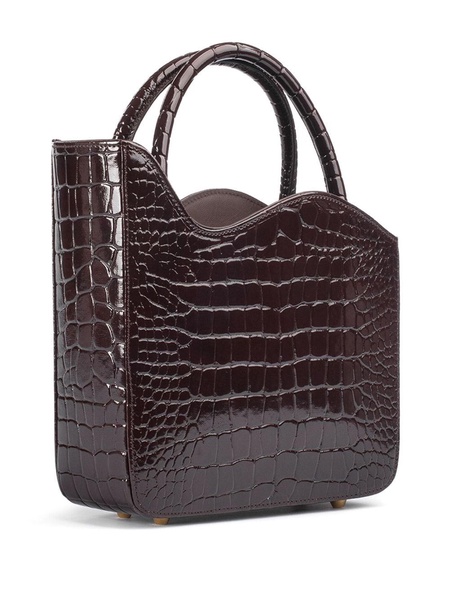 medium Ivy crocodile-effect tote bag