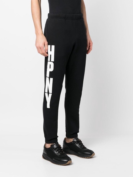 logo-patch track pants