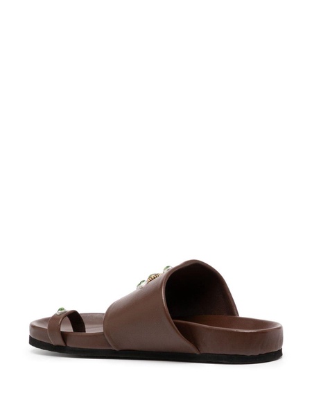 Tyche Chocolate Toe Ring Sandal