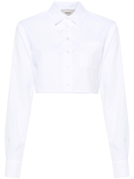 cropped cotton shirt