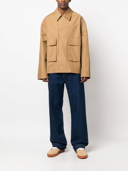 cargo-pocket shirt jacket