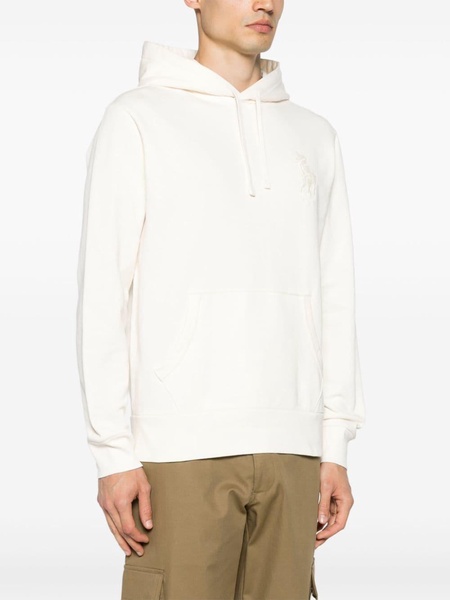 Polo Pony-embroidered cotton hoodie