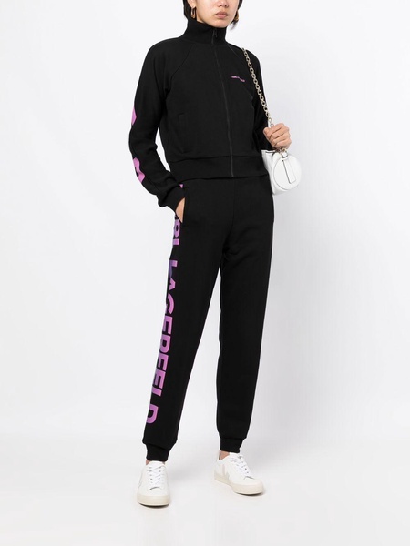 logo-print track pants