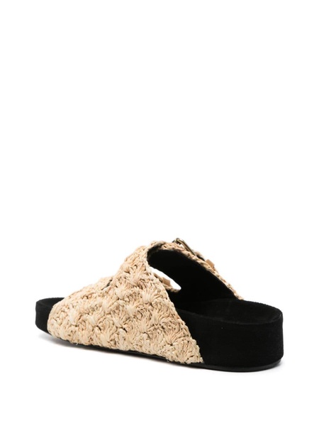 Raffia-Suede Lennyo-GC Sandals 