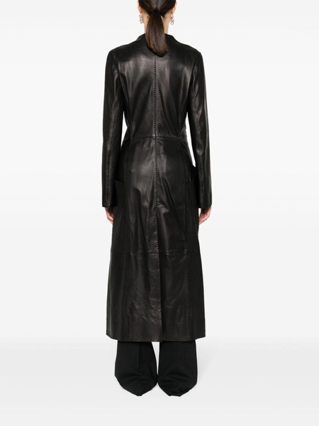 ´Sirrena leather coat