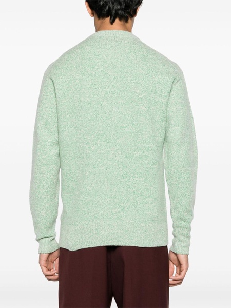 marl-knit wool blend jumper