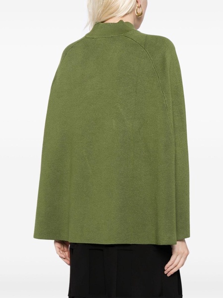 Karl Signature fine-knit cape