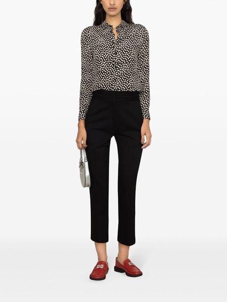 high-waist tailored trousers