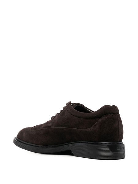 lace-up suede brogues