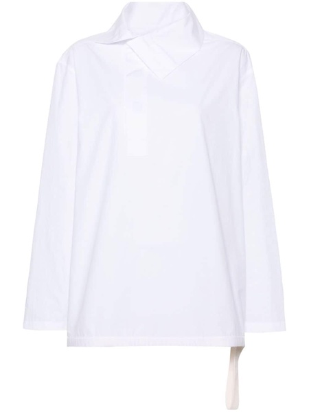 asymmetric cotton shirt