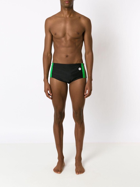 side-striped swimming shorts 