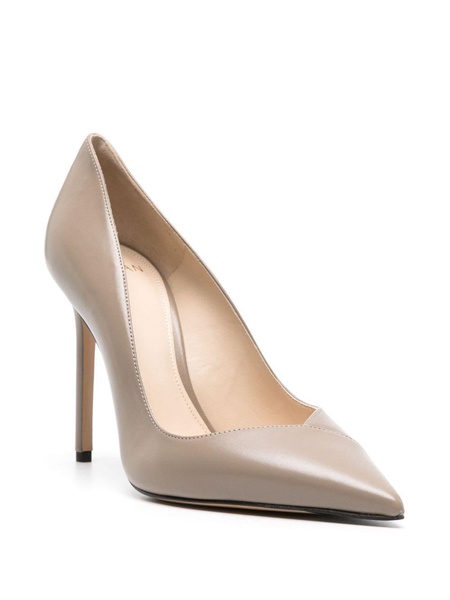 Pamela 100mm leather pumps