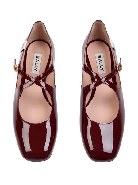 patent ballerina shoes