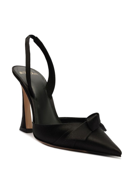 Clarita Bell 100mm satin slingback pumps