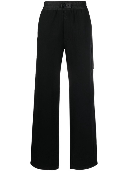 straight-leg cut trousers