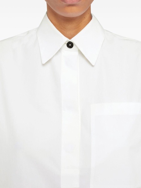 half-sleeve cotton polo shirt