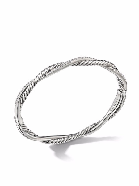 sterling silver Petite Infinity diamond bracelet