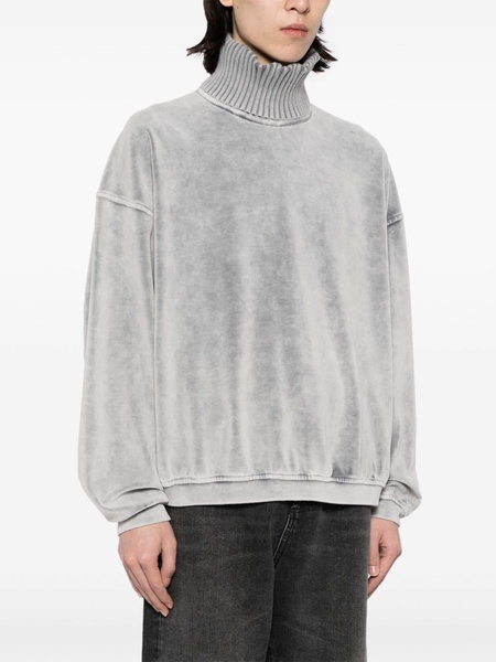 roll-neck drop-shoulder jumper 