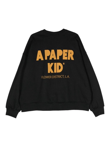 logo-print cotton sweatshirt